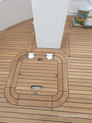 Il team di professionisti del teak del produttore di origine Myanmar personalizza i servizi per il ponte dello yacht c